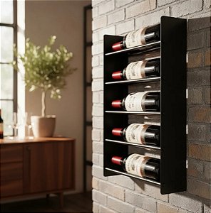 Adega de parede para 5 garrafas