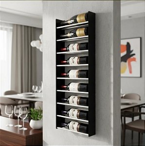 Adega de parede para 9 garrafas de vinho