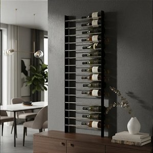 Adega de parede para 40 garrafas de vinho