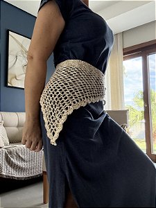 Lenço bandana crochê