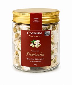 Pote 200g cubos de torrone de Pistache