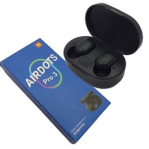 Fone de Ouvido Xiaomi Bluetooth Sem Fio AirDots Pro 2 Redmi - Preto - FEMP  INFO - Loja de Informática em Manaus