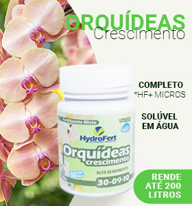 Fertilizante concentrado Orquídeas Crescimento 200g