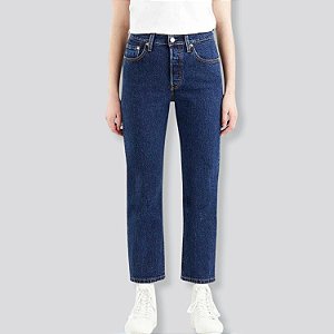 CALÇA LEVIS 501 JEANS/ELASTANO FEMININA