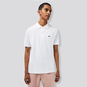 POLO LACOSTE MANGA CURTA COMFORT LISA PIQUET UNISEX
