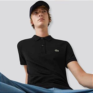 POLO LACOSTE MANGA CURTA SLIM PIQUET LISA UNISEX