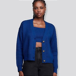 CASACO DZARM TRICÔ CARDIGAN FEMININO