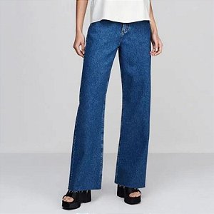 Calças Jeans Modelagem Flare Feminina - Dzarm