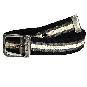CINTO DESERT LONA DUPLA FACE LISTRADO MASCULINO