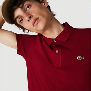 POLO LACOSTE MANGA CURTA SLIM PIQUET LISA UNISEX