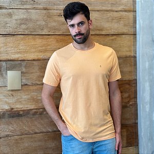 CAMISETA DESERT MC COMFORT ALGODÃO MOSTARDA MASCULINA