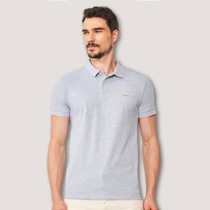 POLO COLCCI MC SLIM PIQUET CINZA MASCULINA