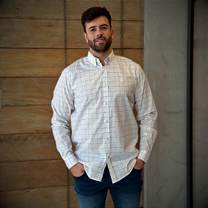 CAMISA TXC ML COMFORT ALGODÃO XADREZ MASCULINO