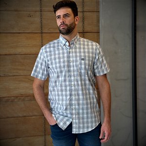 CAMISA TXC MC COMFORT COUTRY ALGODÃO XADREZ MASCULINO