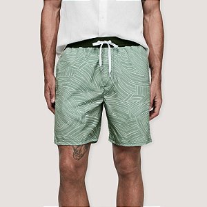 SHORT DZARM POLIESTER FITNES ESTAMPADO MASCULINO