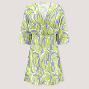 VESTIDO LEZ A LEZ MC VISCOSE ESTAMPADO FEMININO