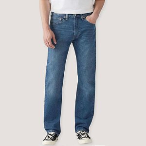 CALÇA LEVIS 505 REGULAR JEANS COM ELASTANO MASCULINA