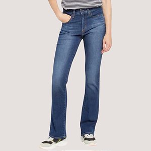 CALÇA LEVIS 725 JEANS ESCURO COM ELASTANO FEMININA