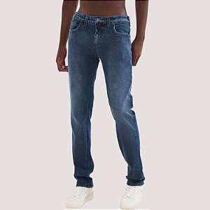 CALÇA COLCCI JEANS ESCURO COM ELASTANO MASCULINA