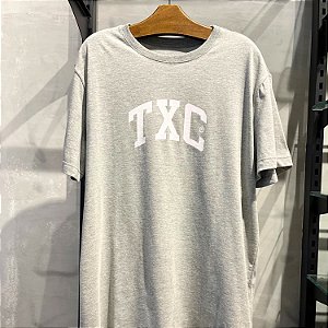 CAMISETA TXC MC COMFORT ALGODÃO SILKADA CINZA CLARO MASCULINA