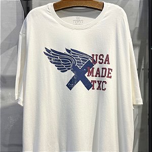 CAMISETA TXC MC COMFORT ALGODÃO OFF-WHITE MASCULINA