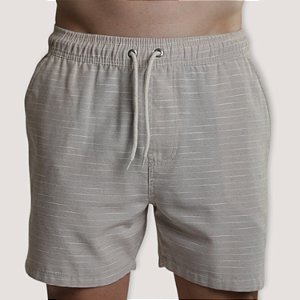 SHORT DESERT LINHO ESPORTE FINO LISTRADO BEGE MASCULINO