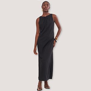 VESTIDO COLCCI REGATA VISCOSE PRETO FEMININO