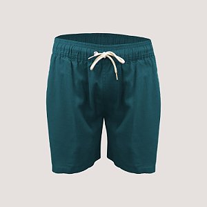 SHORT DESERT LINHO  ESPORTE FINO COMFORT AZUL MASCULINO