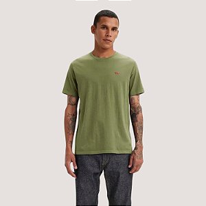 CAMISETA LEVIS MC SLIM ALGODÃO VERDE MASCULINA
