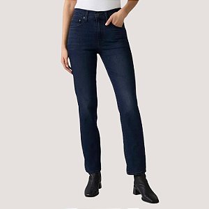 CALÇA LEVIS 724 JEANS ESCORO COM ELASTANO FEMININA