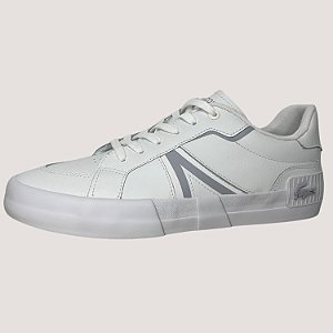 TÊNIS LACOSTE CASUAL 14X COURO BRANCO MASCULINO