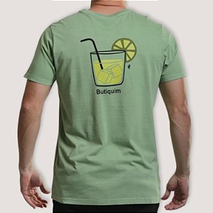 CAMISETA DESERT MC  COMFORT ALGODÃO SILKADA VERDE MASCULINA