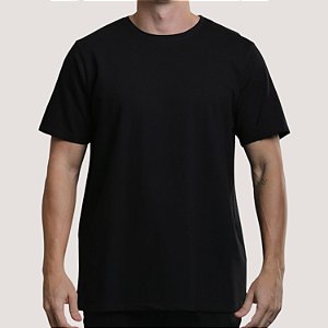 CAMISETA DESERT MC COMFORT ALGODÃO PIMA PRETO MASCULINA