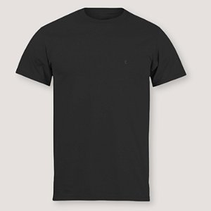 CAMISETA DESERT MC SLIM ALGODÃO ELASTANO PRETA MASCULINA