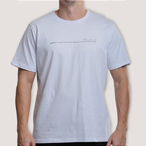 CAMISETA DESERT MC COMFORT ALGODÃO SILKADA BRANCO MASCULINA