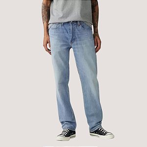 CALÇA LEVIS 514 JEANS CLARO COM ELASTANO MASCULINA
