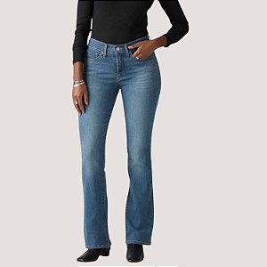 CALÇA LEVIS 315 JEANS MEDIO COM ELASTANO FEMININA
