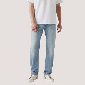 CALÇA LEVIS 505 JEANS CLARO COM ELASTANO TRADICIONAL MASCULINA