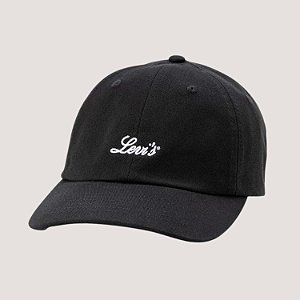 BONE LEVIS BRIM ABA CURVA PRETO UNISEX
