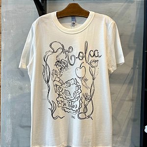 BLUSA COLCCI MC T-SHIRT OFF WHITE FEMININA