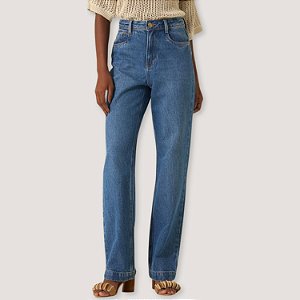 CALÇA LEZ A LEZ JEANS MEDIO COM ELASTANO COMFORT FEMININA