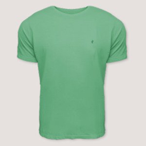 CAMISETA DESERT MC COMFORT ALGODÃO VERDE AGUA MASCULINA