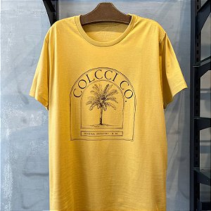 CAMISETA COLCCI MC COMFORT AMARELO MASCULINA