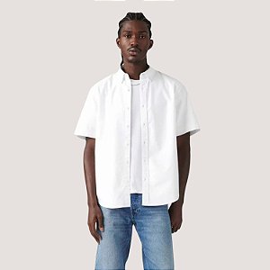 CAMISA LEVIS MC COMFORT ALGODÃO BRANCO MASCULINO