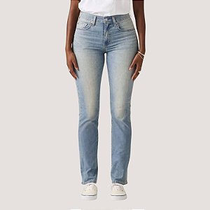 CALÇA LEVIS 724 JEANS/ELASTANO JEANS CLARO FEMININA