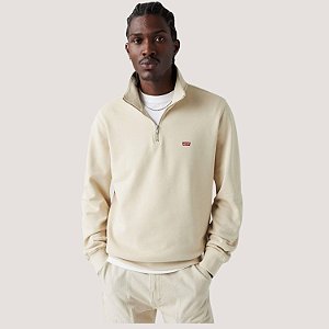 BLUSAO LEVIS MOLETOM ROLE ALTA OFFWHITE MASCULINO