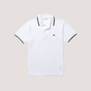 POLO LACOSTE MANGA CURTA COMFORT BRANCO MASCULINO ADULTO