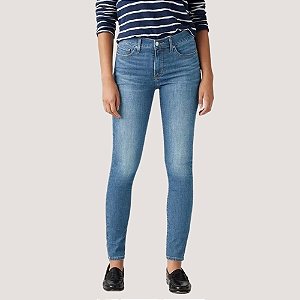 CALÇA LEVIS 311 JEANS CLARO COM ELASTANO FEMININO ADULTO