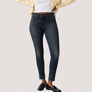 CALÇA LEVIS 721 JEANS ESCURO COM ELASTANO FEMININO ADULTO