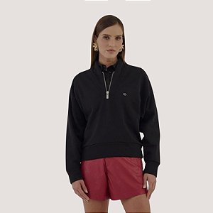 BLUSAO COLCCI MOLETOM CARECA PRETO FEMININO ADULTO